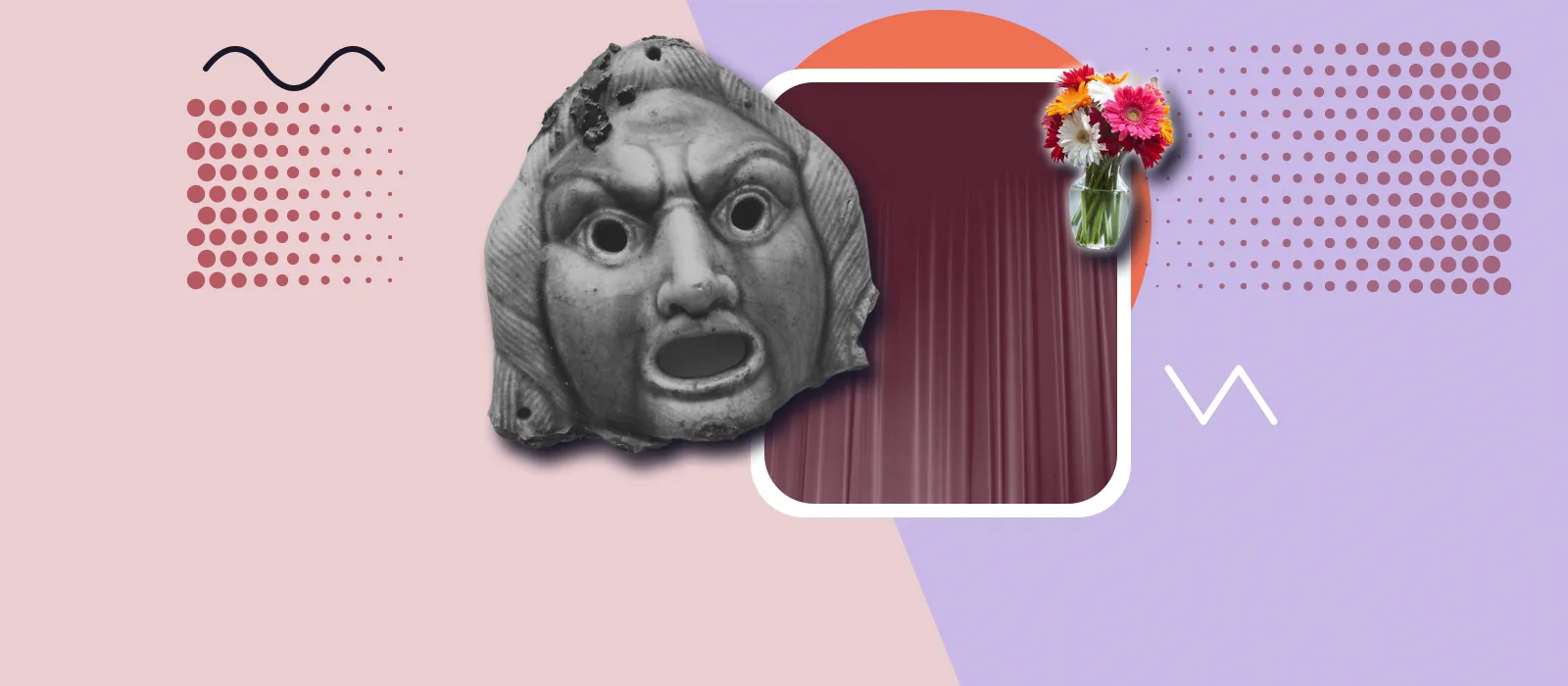 Cartel de «Teatro: «El vacío del espejo», de Teatrapadas»